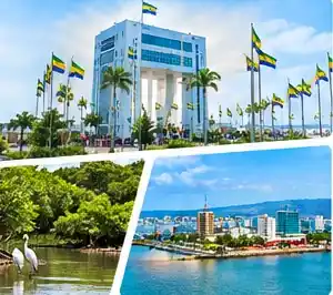 Cité de la Démocratie, mangrove d'Akanda et front de mer de Libreville